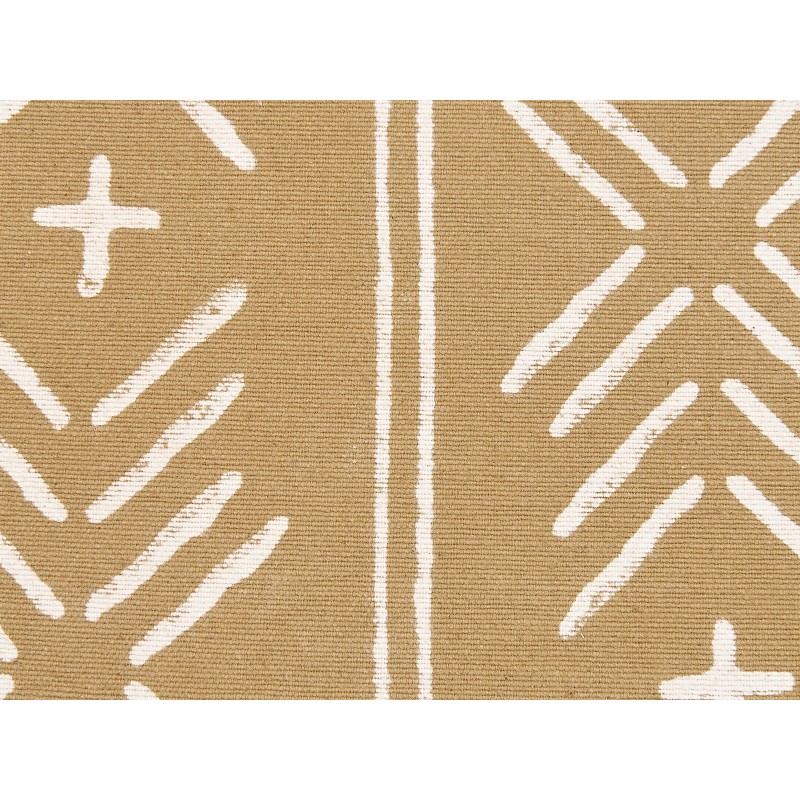 Zestaw 2 poduszek dekoracyjnych BANYAN Bawełna 45 x 45 cm Piaskowy Wzór geometryczny