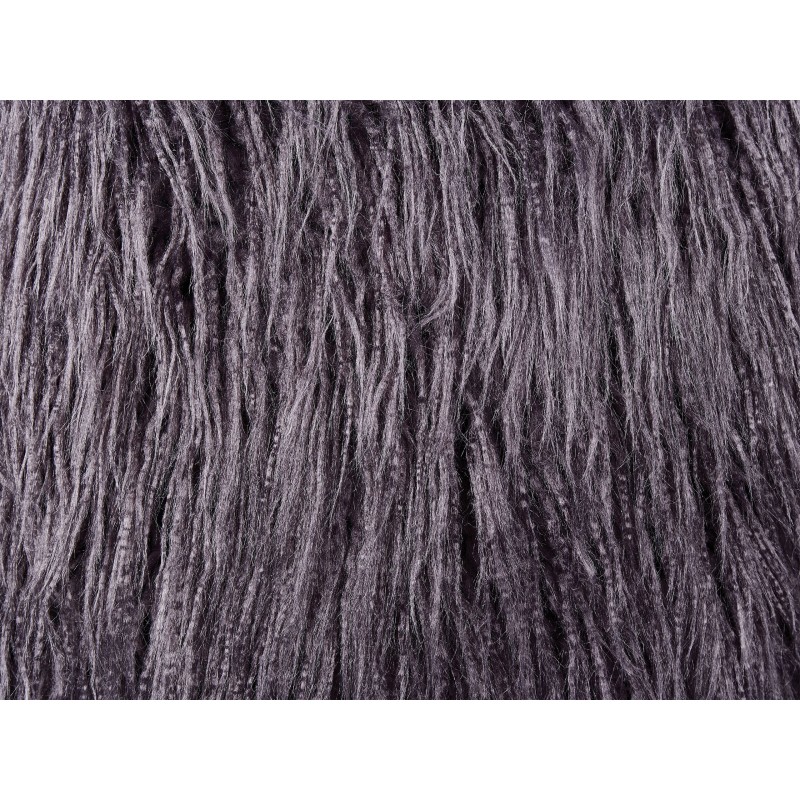 Zestaw 2 poduszek dekoracyjnych COROKIA Sztuczne futro 45 x 45 cm Ciemnoszary Jednolity