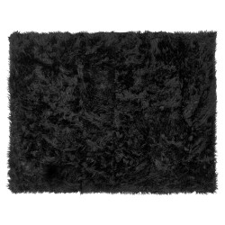 Narzuta na łóżko DELICE 150 x 200 cm Czarny