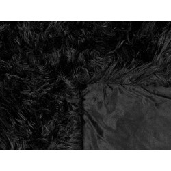 Narzuta na łóżko DELICE 150 x 200 cm Czarny