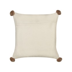 Zestaw 2 poduszek dekoracyjnych OBERONIA Bawełna 45 x 45 cm Beżowy Jednolity