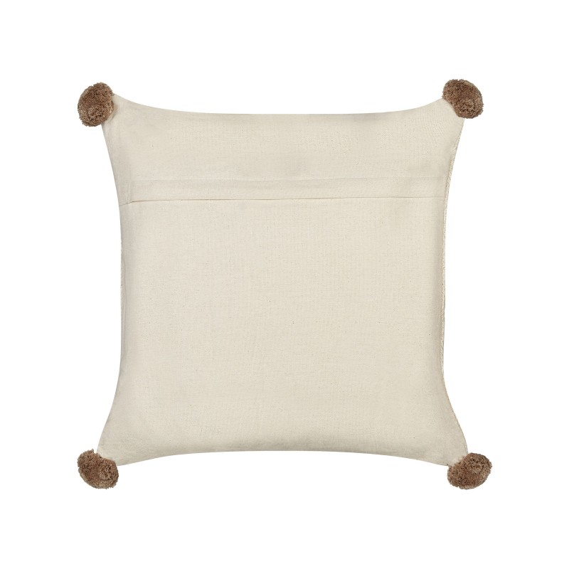 Zestaw 2 poduszek dekoracyjnych OBERONIA Bawełna 45 x 45 cm Beżowy Jednolity