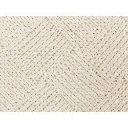 Zestaw 2 poduszek dekoracyjnych OBERONIA Bawełna 45 x 45 cm Beżowy Jednolity