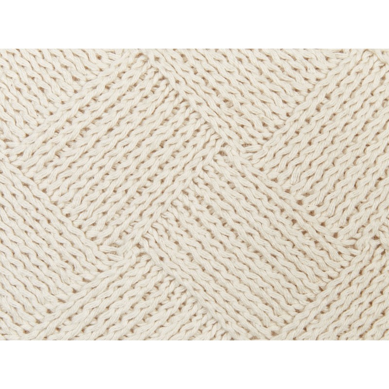 Zestaw 2 poduszek dekoracyjnych OBERONIA Bawełna 45 x 45 cm Beżowy Jednolity