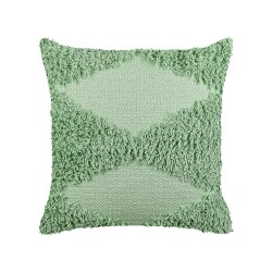2 poduszki dekoracyjne bawełniane tuftowane 45 x 45 cm zielone RHOEO