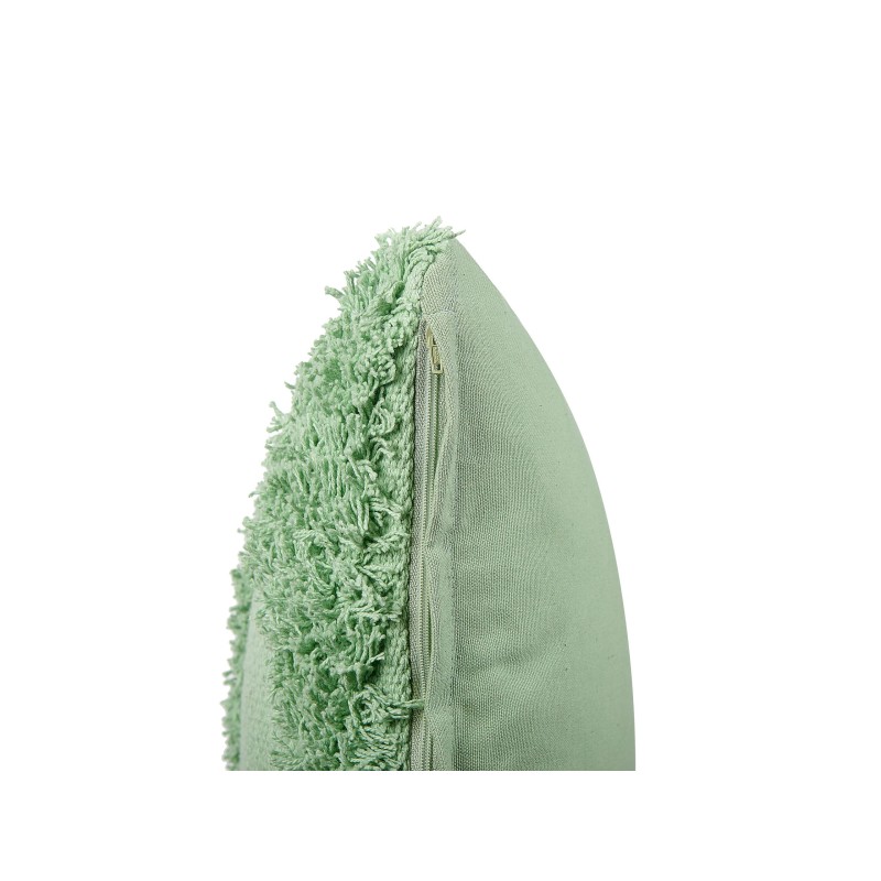 2 poduszki dekoracyjne bawełniane tuftowane 45 x 45 cm zielone RHOEO