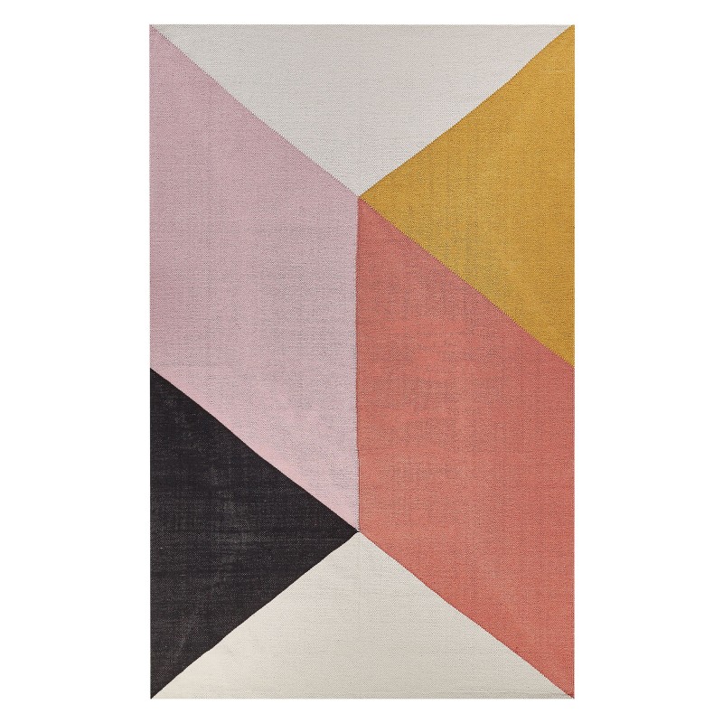 Dywan bawełniany 140 x 200 cm wielokolorowy NIZIP