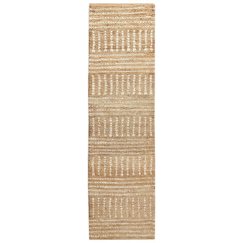 Dywan z juty 80 x 300 cm beżowy KAMBERLI