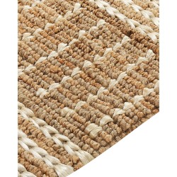 Dywan z juty 80 x 300 cm beżowy KAMBERLI