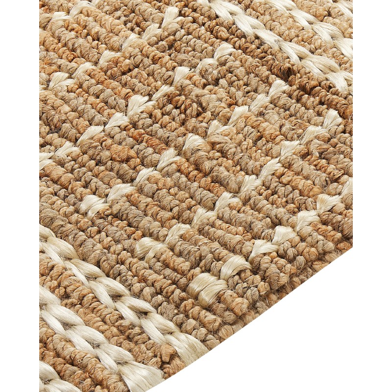 Dywan z juty 80 x 300 cm beżowy KAMBERLI