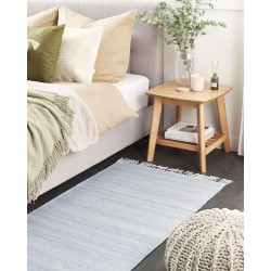 Dywan 80 x 150 cm jasnoniebieski MALHIA