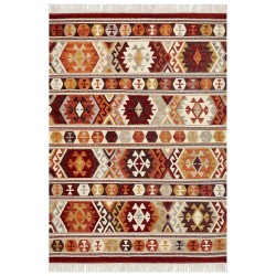Dywan wełniany kilim 200 x 300 cm wielokolorowy AYGAVAN