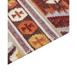 Dywan wełniany kilim 200 x 300 cm wielokolorowy AYGAVAN