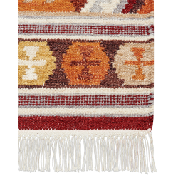 Dywan wełniany kilim 200 x 300 cm wielokolorowy AYGAVAN