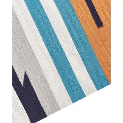 Dywan bawełniany kilim 80 x 300 cm wielokolorowy NORATUS