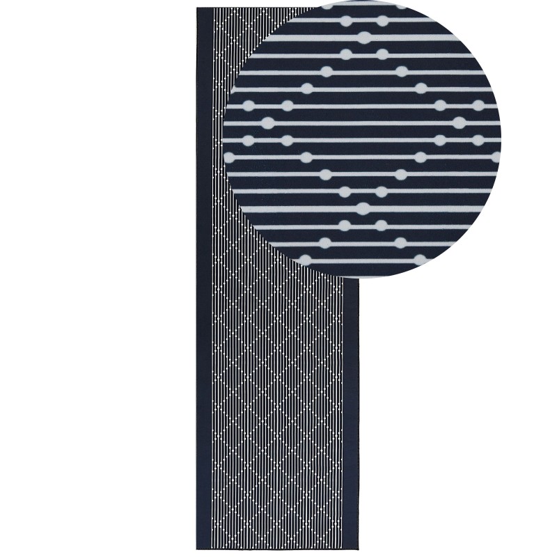 Dywan 60 x 200 cm granatowy CHARVAD