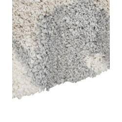 Dywan shaggy 200 x 300 cm biało-szary GORIS