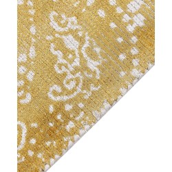 Dywan z wiskozy 160 x 230 cm żółto-beżowy BOYALI