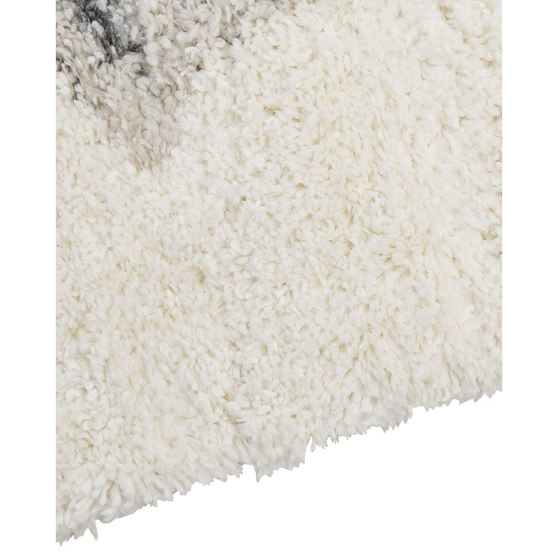 Dywan Shaggy 80 x 150 cm biało-szary MASIS