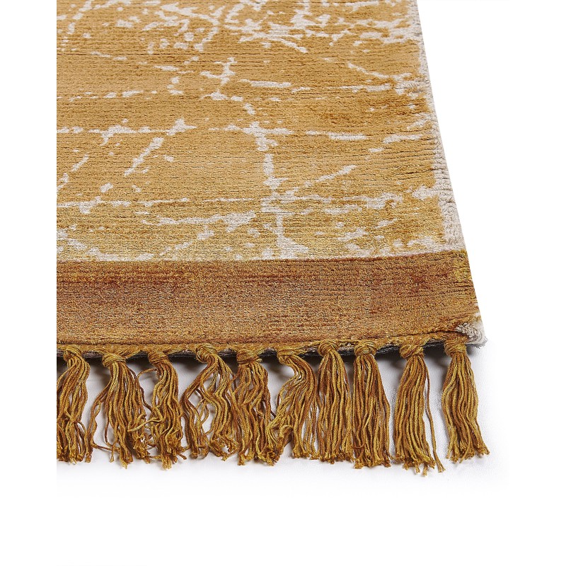 Dywan z wiskozy 160 x 230 cm pomarańczowy HANLI