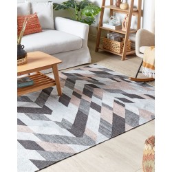 Dywan z juty 140 x 200 cm wielokolorowy NAKKAS