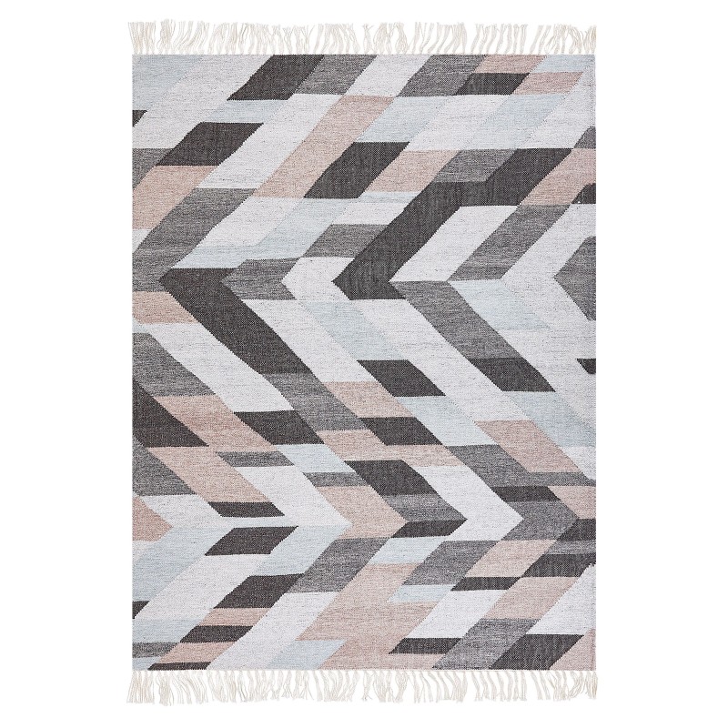 Dywan z juty 140 x 200 cm wielokolorowy NAKKAS