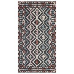 Dywan wełniany 80 x 150 cm wielokolorowy HAYMANA