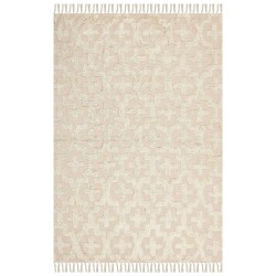 Dywan bawełniany 160 x 230 cm beżowy ITANAGAR