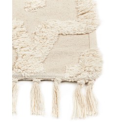 Dywan bawełniany 160 x 230 cm beżowy ITANAGAR