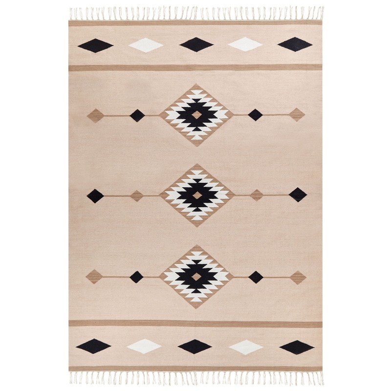 Dywan bawełniany kilim 200 x 300 cm wielokolorowy BERDIK