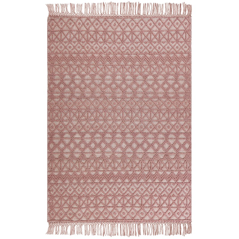 Dywan 160 x 230 cm różowy ALUCRA