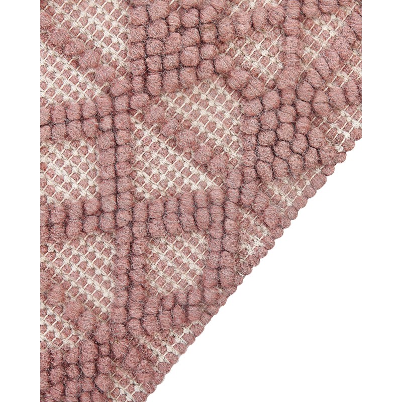 Dywan 160 x 230 cm różowy ALUCRA