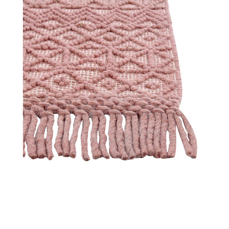 Dywan 160 x 230 cm różowy ALUCRA
