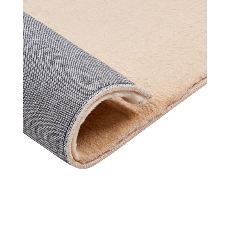 Dywan sztuczne futro królika 160 x 230 cm beżowy MIRPUR