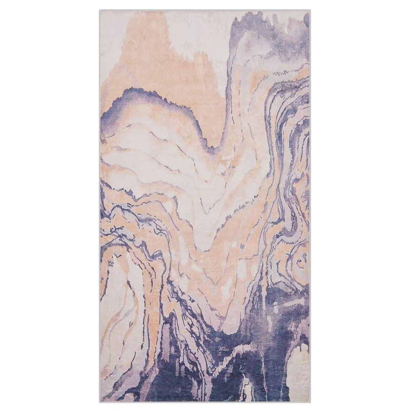 Dywan 80 x 150 cm beżowo-szary GEBZE