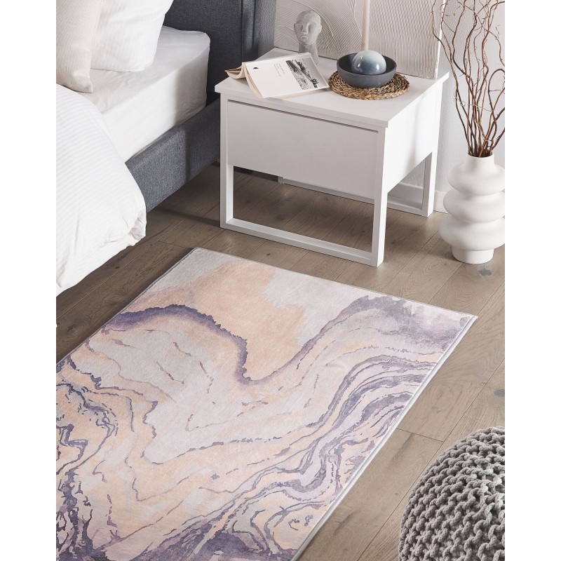 Dywan 80 x 150 cm beżowo-szary GEBZE