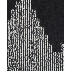 Dywan bawełniany 140 x 200 cm czarno-biały BATHINDA