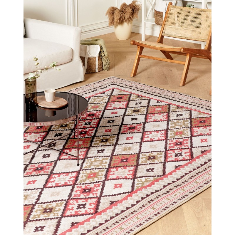 Dywan bawełniany 200 x 300 cm wielokolorowy ANADAG