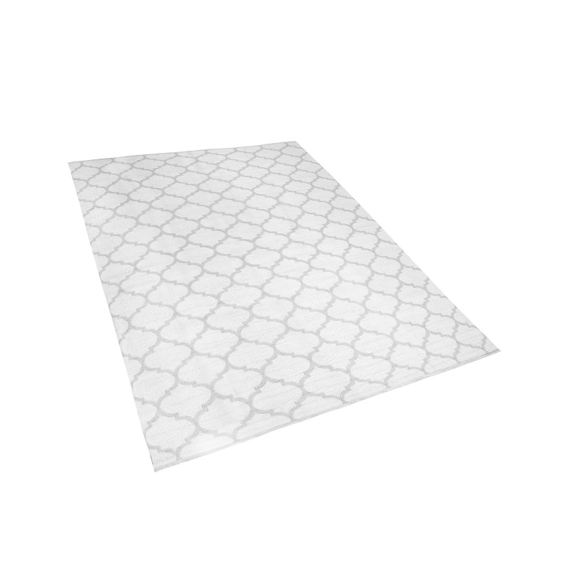 Dywan zewnętrzny dwustronny 160 x 230 cm szary AKSU