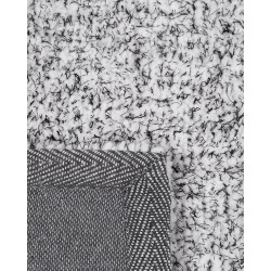 Dywan shaggy 160 x 230 cm szary melanż DEMRE