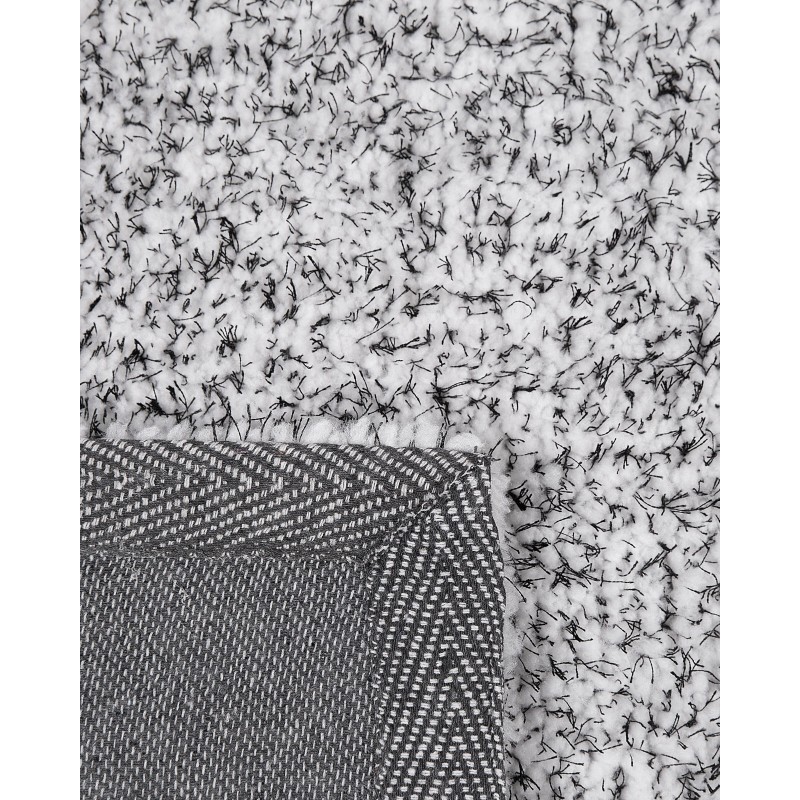 Dywan shaggy 160 x 230 cm szary melanż DEMRE