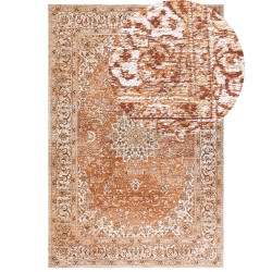 Dywan bawełniany 200 x 300 cm pomarańczowy HAYAT