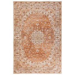 Dywan bawełniany 200 x 300 cm pomarańczowy HAYAT