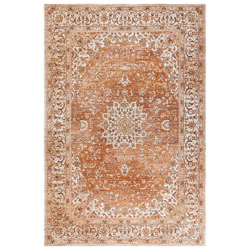 Dywan bawełniany 200 x 300 cm pomarańczowy HAYAT