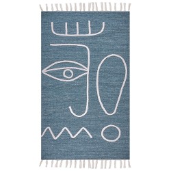 Dywan zewnętrzny 80 x 150 cm niebieski YAVU