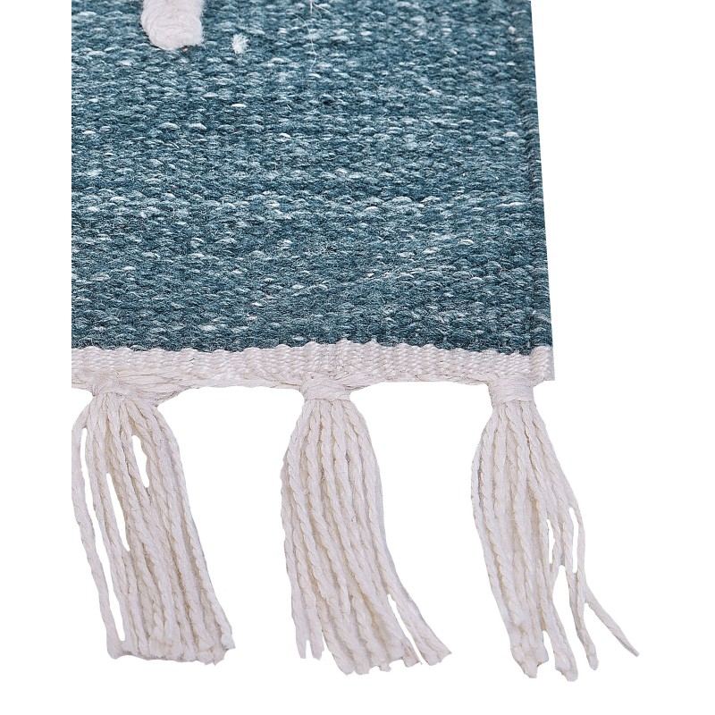 Dywan zewnętrzny 80 x 150 cm niebieski YAVU