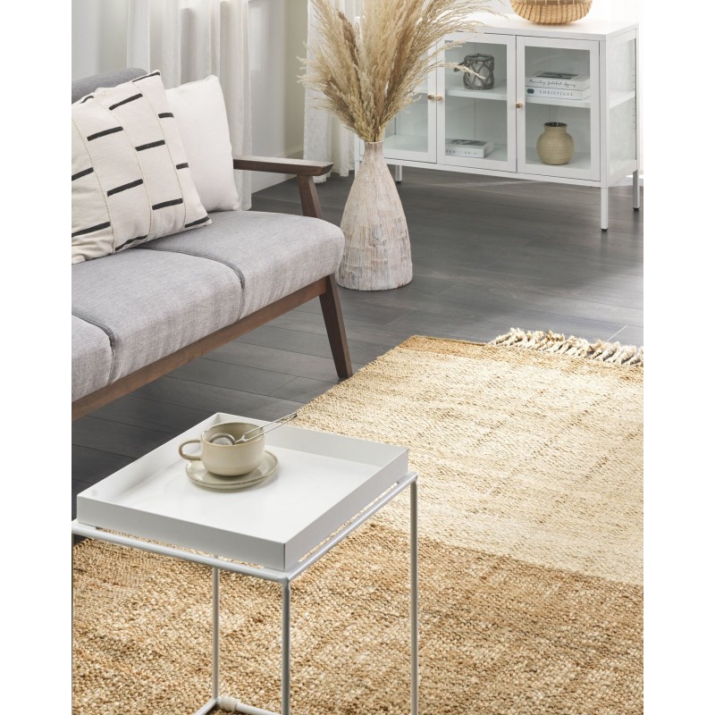 Dywan z juty 160 x 230 cm beżowy KARKIN