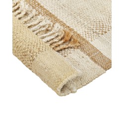 Dywan z juty 80 x 150 cm beżowy YELMEZ