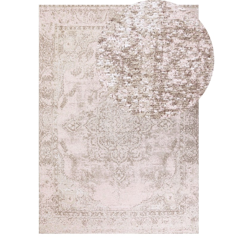 Dywan bawełniany 160 x 230 cm różowy MATARIM