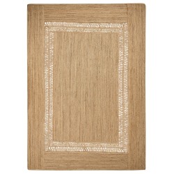 Dywan z juty 160 x 230 cm beżowy YENIKOY